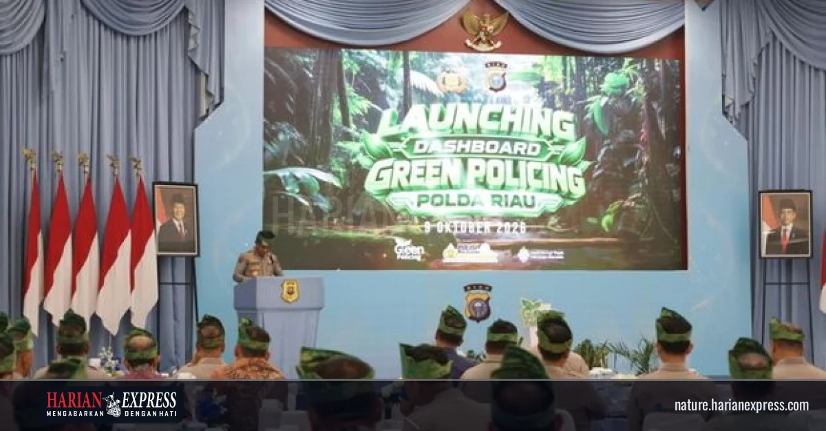 Dashboard Green Policing Polda Riau Diluncurkan Perkuat Mitigasi Karhutla